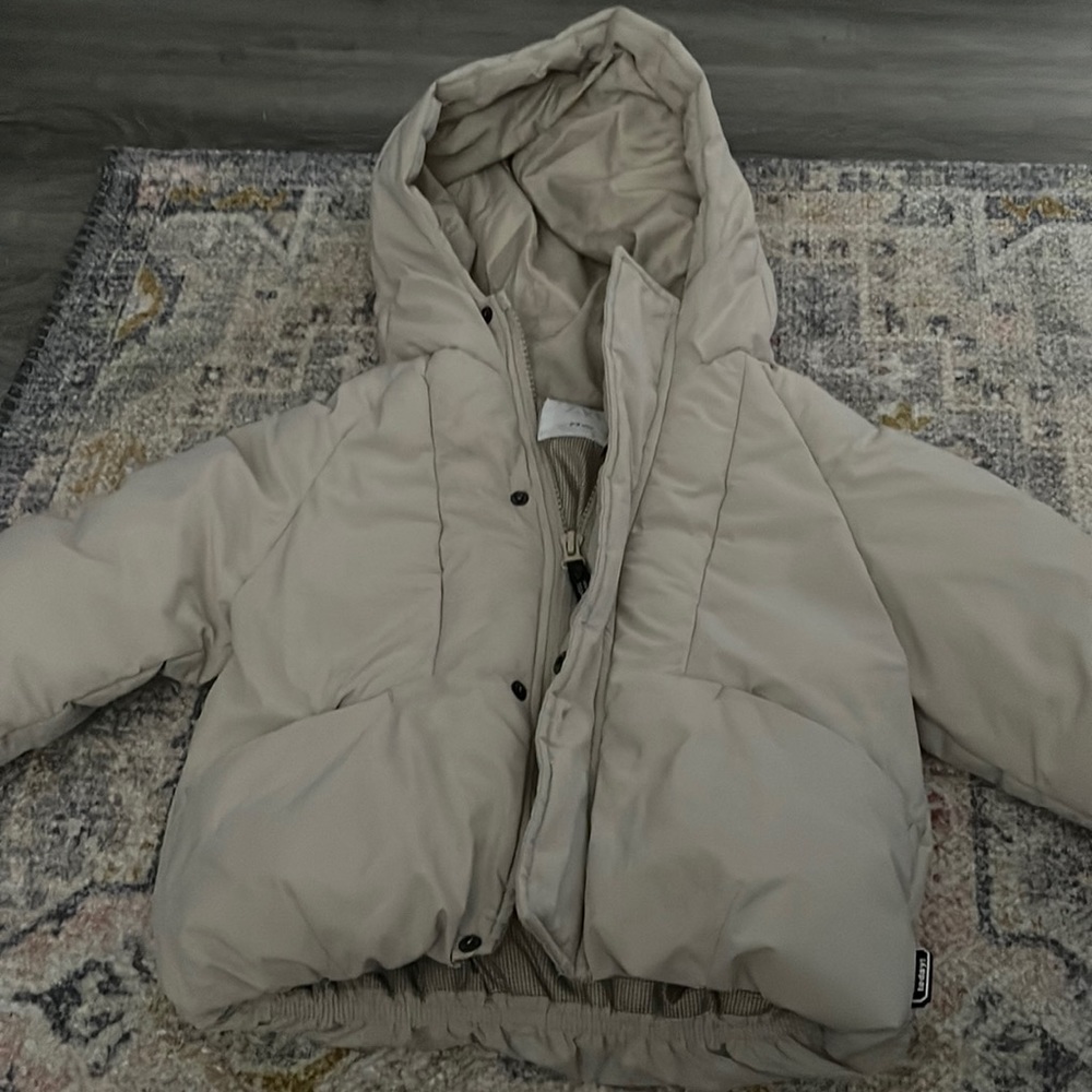 Zara kids light cream beige jacket 2-3T